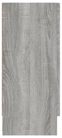 Credenza grigio sonoma 120x30,5x70 cm in legno multistrato