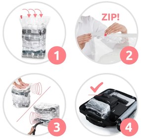 Set di sacchetti sottovuoto 2 pz Express M – Compactor