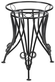 Portafiori 47x43 cm nero