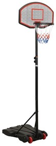 Supporto Per Pallacanestro Nero 216-250 Cm Polietilene /