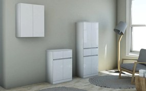 Colonna per mobile bagno Elise BADEN HAUS 2 cassetti 2 ante P 33.5 x L 60 x H 82 cm bianco