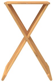 Sgabello pieghevole 40x32,5x70 cm in legno massello di teak