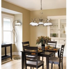 Rabalux 2758 - Lampada da terra ELISETT 1xE27/60W/230V