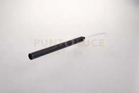 Incasso led tubex nero 2,5w 190lm 3000k 31,5x2,5cm in gesso vernici...