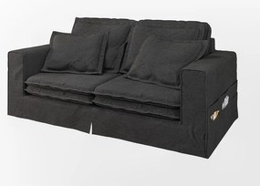 Divano nero 196 cm Nora – Ropez