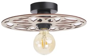 Lampadario a plafone FALCO 1xE27/60W/230V diametro 30 cm beige