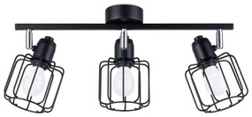 Sollux SL.1116 - Faretto BELUCI 3xE14/40W/230V nero