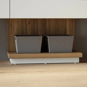 Base Per Mensola Lewis 60x30x40 Cm Effetto Legno Rovere Valencia Secret Grey