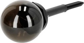 Lampada solare LED GLEAM LED/1,2V 3000K IP44 40 mAh fumé/nero
