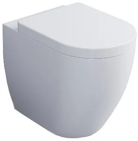 Ceramica Cielo Smile 53 Coppia Sanitari vaso e bidet a Pavimento Con Sedile Rallentato Bianco lucido