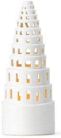 Portacandele natalizio in ceramica bianca Lighthouse, ø 9 cm Urbania Lighthouse High Tower - Kähler Design