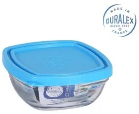 Porta pranzo Ermetico Duralex Freshbox Azzurro Quadrato (300 ml) (11 x 11 x 5 cm)