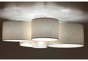 Duolla - Plafoniera ROLLER PENTO 5xE27/60W/230V oro