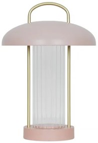 Nordlux - LED dimmerabile. Lampada da tavolo ricaricabile a sfioramento MIRANO LED/3W/3,7V rosa