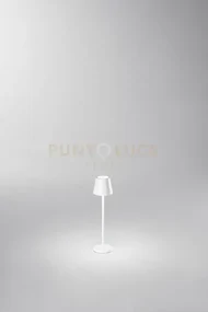 Lampada da tavolo mini diva led 1,5w 140lm 3000k ricaricabile a bat...