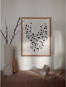 Poster 30x40 cm Dancing Dots – Leise Dich Abrahamsen – The Poster Club