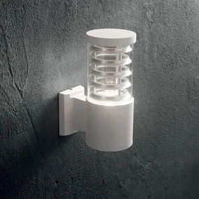 Applique Moderna Tronco Alluminio Bianco 1 Luce E27
