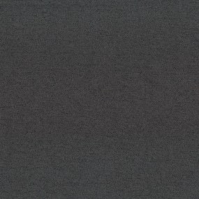 Noel letto minimal scandinavo con piedi in mogano e tessuto fiammato impermeabile T19 antracite
