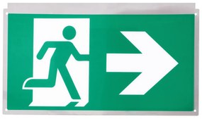 Pittogrammi segnaletici per Lampade Emergenza a Bandiera (conf. 2 pz)