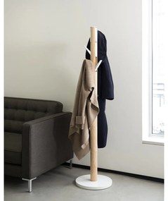 Appendino in legno bianco in gomma naturale Flapper - Umbra