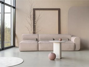 Chaise lounge componibile beige (con penisola a destra) Flex Felix – Miuform