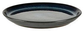 Piatto da dolce nero/blu in gres ø 17 cm Gastro Dark Blue/Black – Bitz