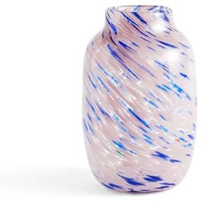 HAY - Splash Vase Round Large Light Pink/Blue Hay