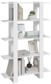 Libreria/Divisorio Bianco 100x30x160 cm