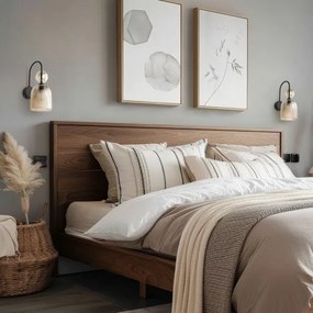 SOPHIA Applique 1xE14/10W/230V nero/smoked beige