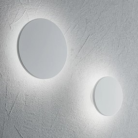 Applique Moderna Cover Alluminio Bianco Led 9,5W 3000K Luce Calda D15Cm