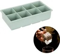 Stampo ghiaccio in silicone 8 cubi grandi