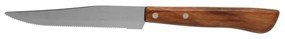 Coltello bistecca 11 cm acciaio inox con manico in legno