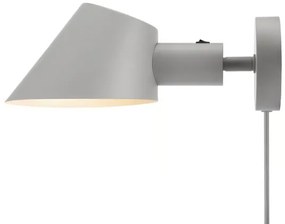 Nordlux - Lampada da parete STAY 1xE27/60W/230V grigia