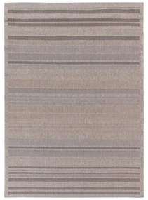 Tappeto Veranda stripes geometrico grigio, L 230 x L 160 cm