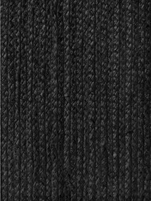Tappeto nero in iuta reversibile/tessuto a mano 160x230 cm Braided – Hanse Home