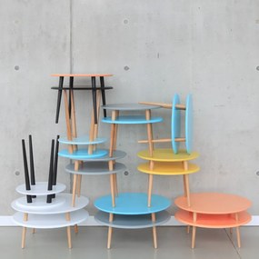 Tavolo contenitore bianco UFO, Ø 45 cm Ufo - Ragaba