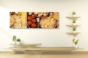 Quadro su tela – Varietà di pasta italiana