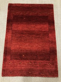 Loribaft Tappeto 120x80 Rosso (Iran) Annodato A Mano