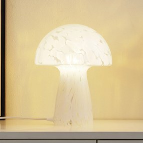 Lampada da tavolo Hubi Lindby, Bianco / Opale, Soggiorno / Sala da pranzo, Vetro, Moderno, Lampada da tavolo