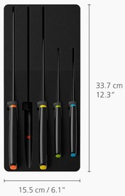 Set di coltelli in acciaio inox Elevate - Joseph Joseph