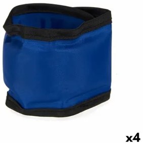 Collare per Cani Azzurro Nero PVC Gel 6,3 x 1 x 30 cm Refrigerante (4 Unità)