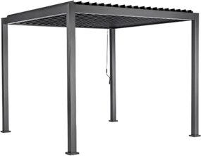 Pergola Bioclimatica In Alluminio 3x4 Con Lamelle In Alluminio Antracite
