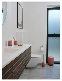 Tazza di terracotta rossa per spazzolini da denti Nova - Zone