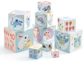 Cubi sovrapponibili - piramide con animali