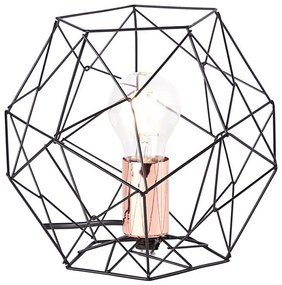 Brilliant - Lampada da tavolo SYNERGY 1xE27/60W/230V nero/rame