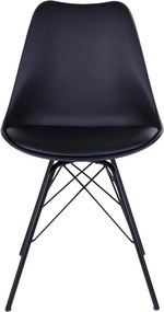 Sedie da pranzo nere in un set di 2 Oslo - House Nordic