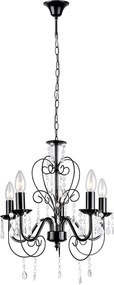 Lampada da soffitto EBT010-5CP BLACK