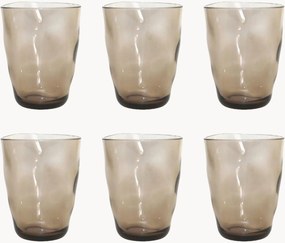 Set di 6 bicchieri Wavy