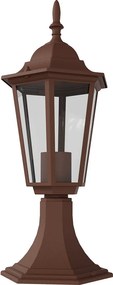 Paletto Lanterna Vintage 40cm E27 IP54 Corten - Serie Tosca