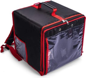 Zaino Borsa Termica Porta Pizze da asporto 10 Cartoni Safemi Fast 10 Nero...